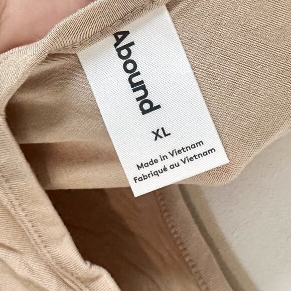 NWT Abound by Nordstrom Minimalist Tan Maxi Dress - Size: XL - Picture 3 of 7